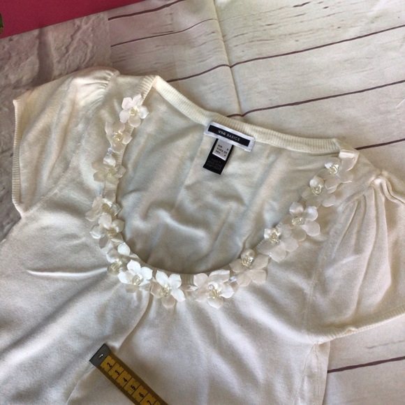 MNG Basic Short Sleeve Knitted Midi Off White Dress - Picture 7 of 10